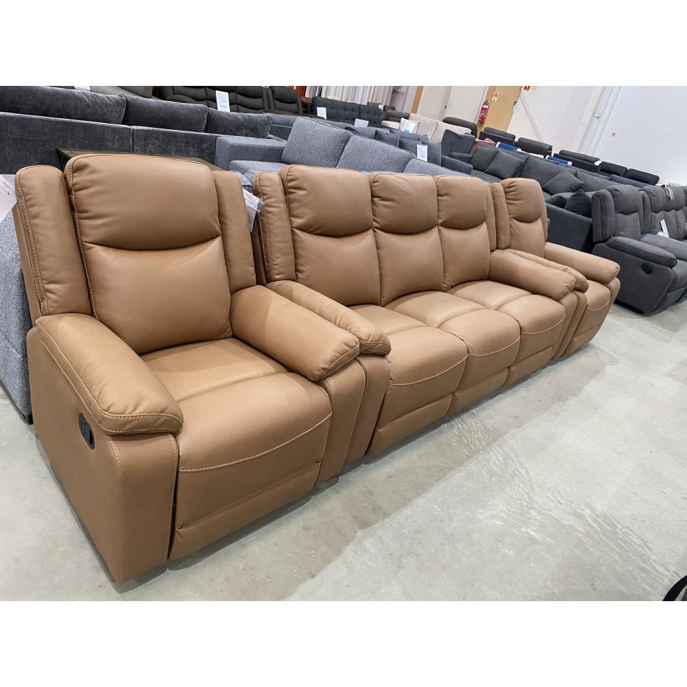 Preston 3+1+1 with 4 recliners 